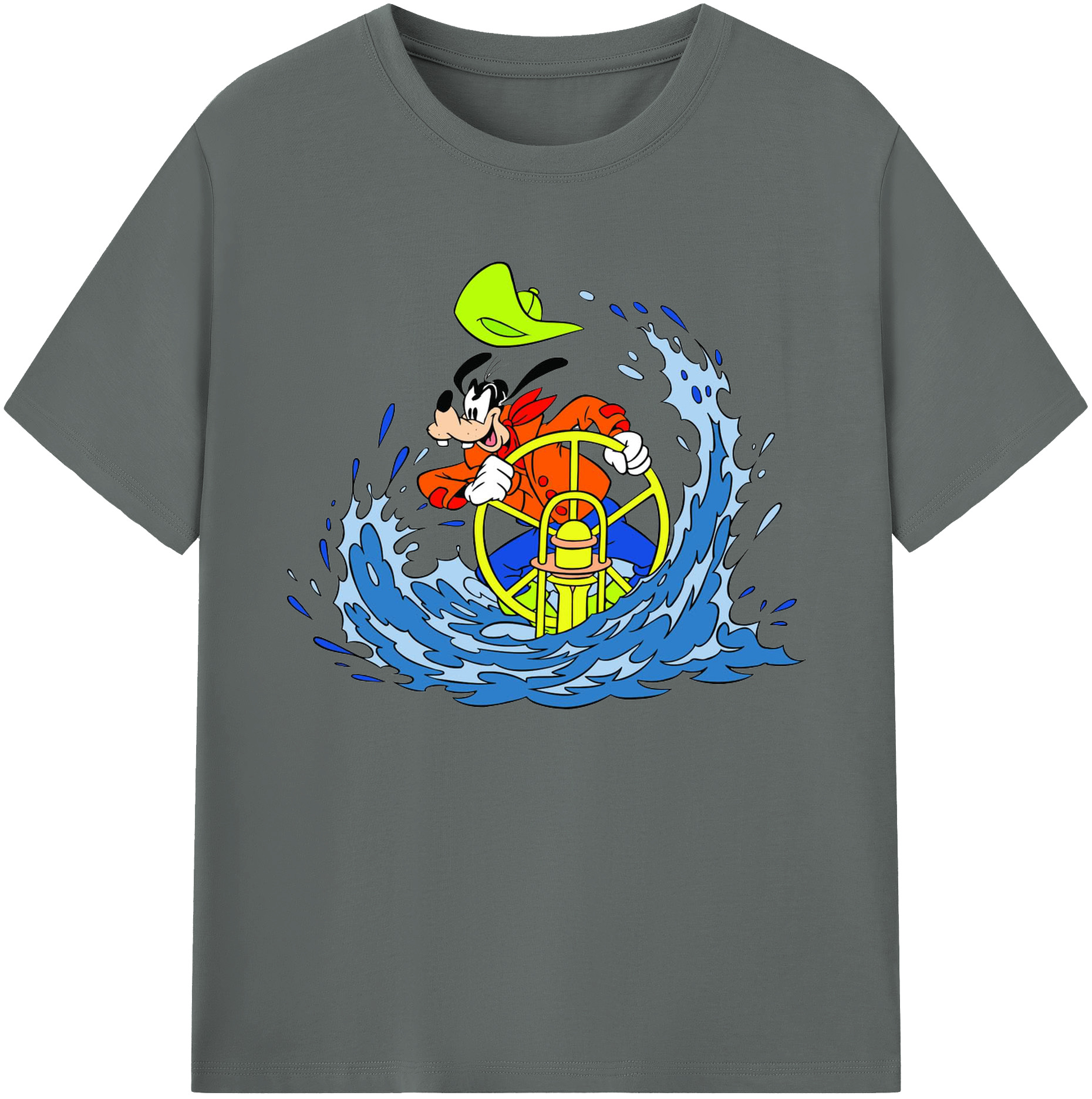 ミッキーマウス Mickey Mouse 綿100％ メンズ半袖Tシャツ｜肌触りやわらか＆通気性